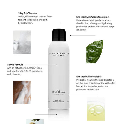 Soft shower mousse - rock roses