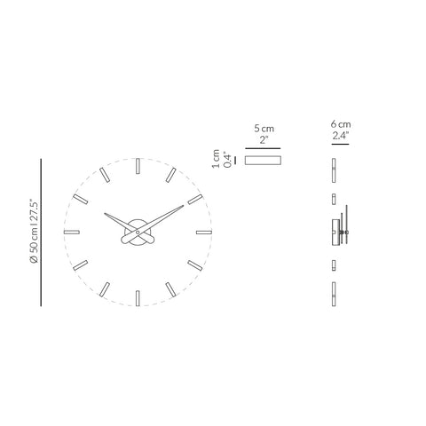sunset clock
