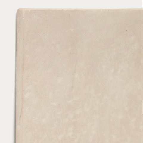 Beige papier-mâché wall hangings - SET OF 2