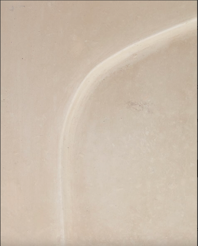 Beige papier-mâché wall hangings - SET OF 2