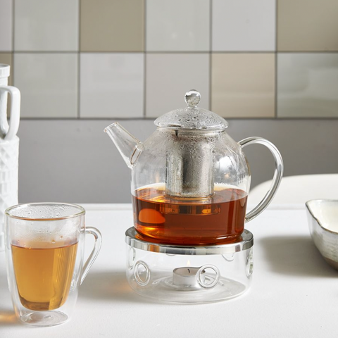 Theepot Glazen Minuet - medium