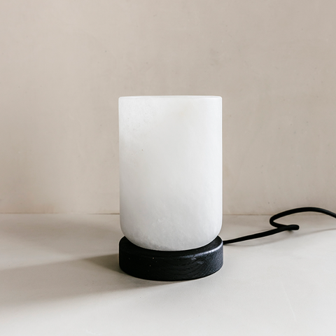 Alabaster tafel lampje