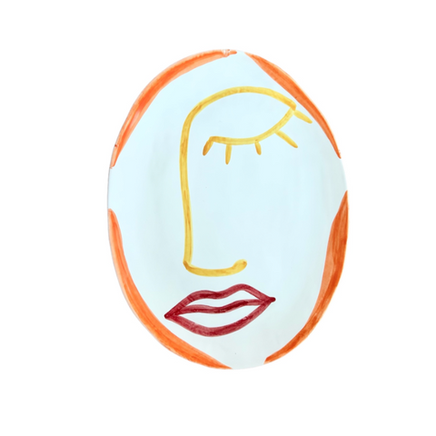 Curved serveerschaal & Think Pink