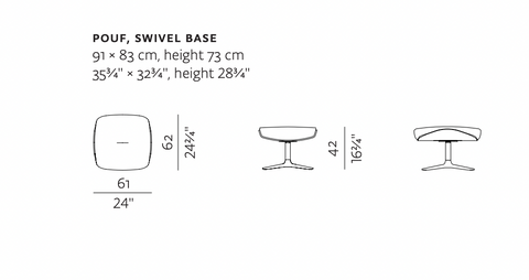 Rei Easy Chair met armleuningen&nbsp;