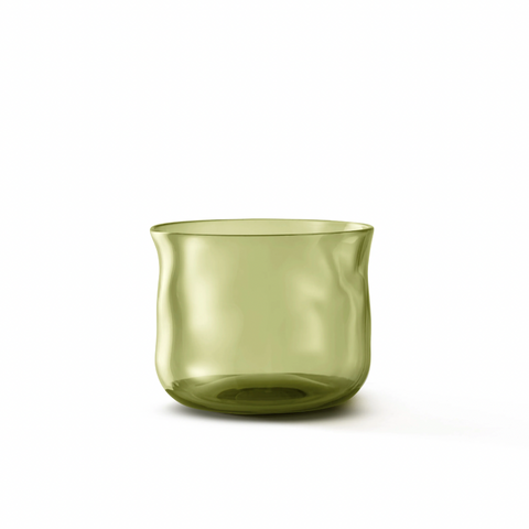 Swirl Small Tumbler Glas Moss - Set van 2 stuks