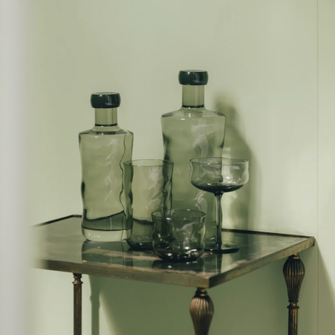 Swirl Small Tumbler Glas Mist - Set van 2 stuks