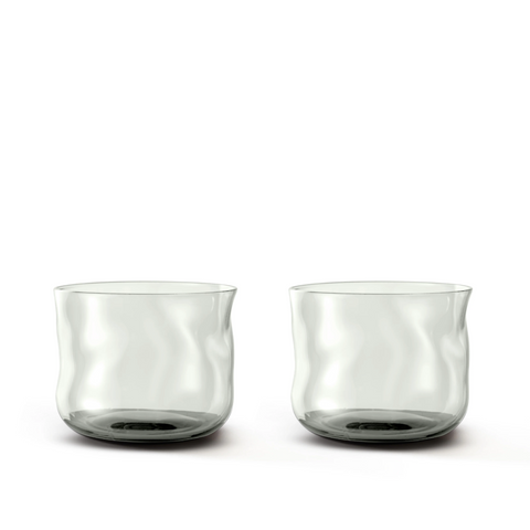 Swirl Small Tumbler Glas Mist - Set van 2 stuks