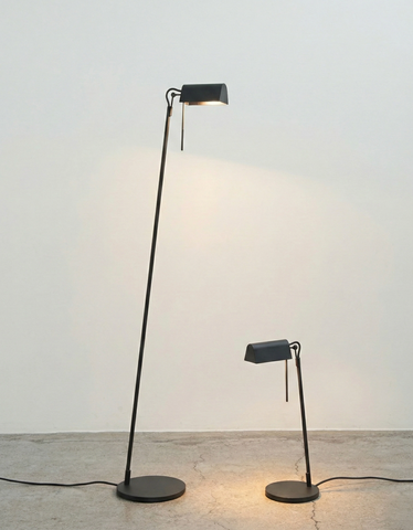 Vloerlamp zwart Fold