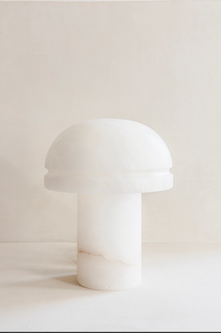 Alabaster tafel lamp