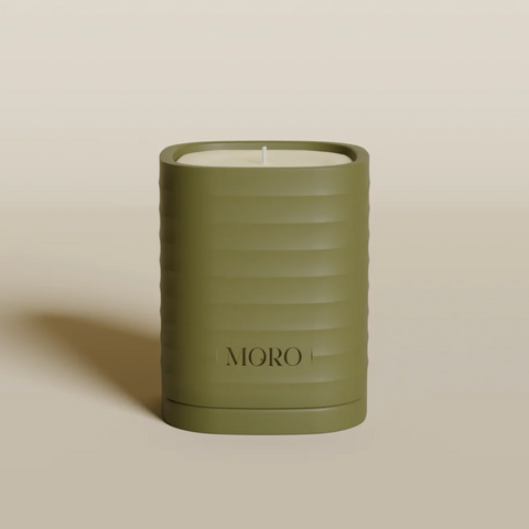 Moro kaars - groen Agarwood - Amber - Musk