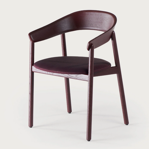 Janu met armsteun - walnoot