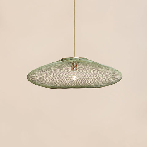 Fiber pattern lamp - groen
