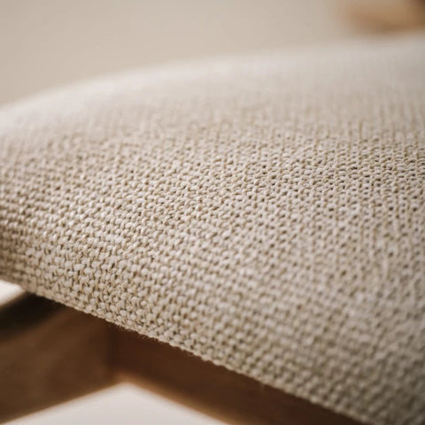 Titus armsteun / tabacco / gestoffeerde zitting