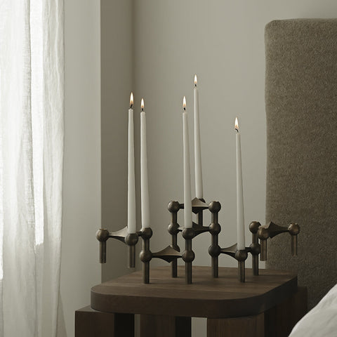 Nagel kaarsenhouder - set van 3