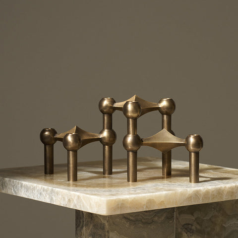 Nagel kaarsenhouder - set van 3