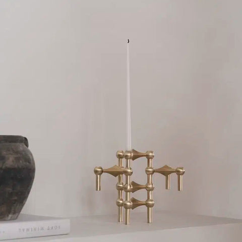 Nagel kaarsenhouder - set van 3
