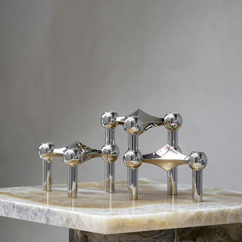 Nagel kaarsenhouder - set van 3