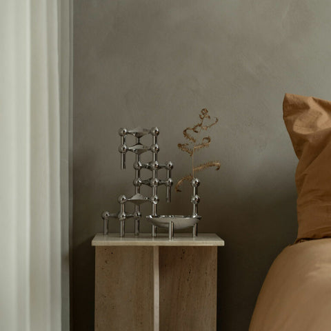 Nagel kaarsenhouder - set van 3