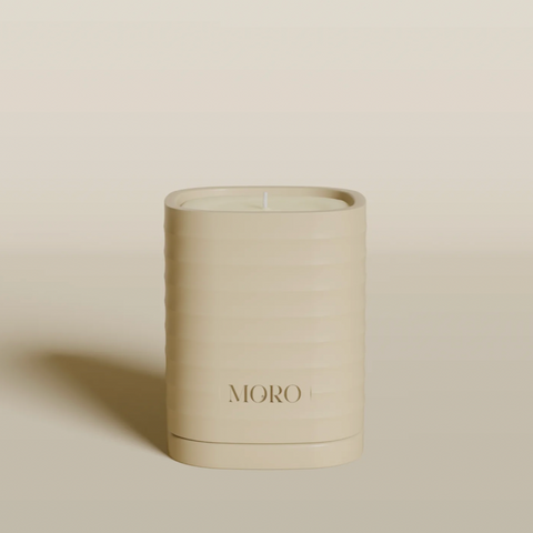 Moro Kaars - Beige Santal
