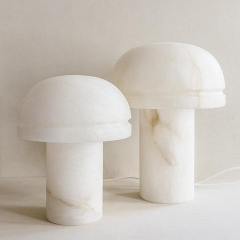 Alabaster tafel lamp