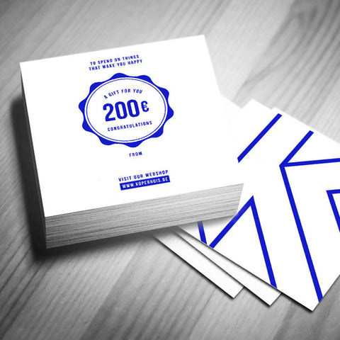 Gift card 200 euro