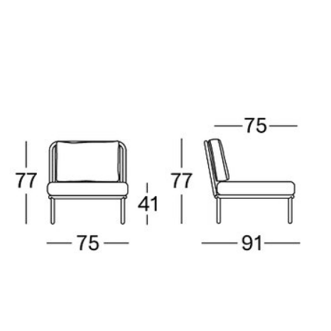 Kodo modular sofa - outdoor