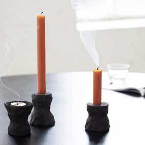 Candle holder - black