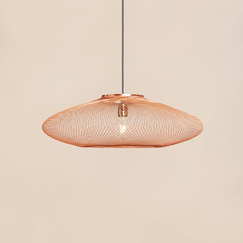 Fiber pattern lamp (copper)