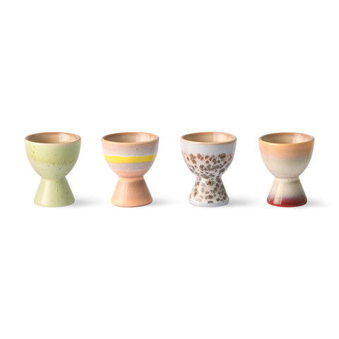 70's egg cups (set of 4)