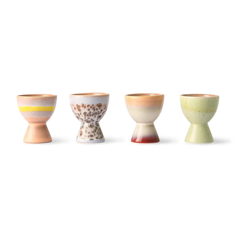 70's egg cups (set of 4)