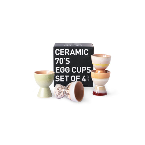 70's egg cups (set of 4)